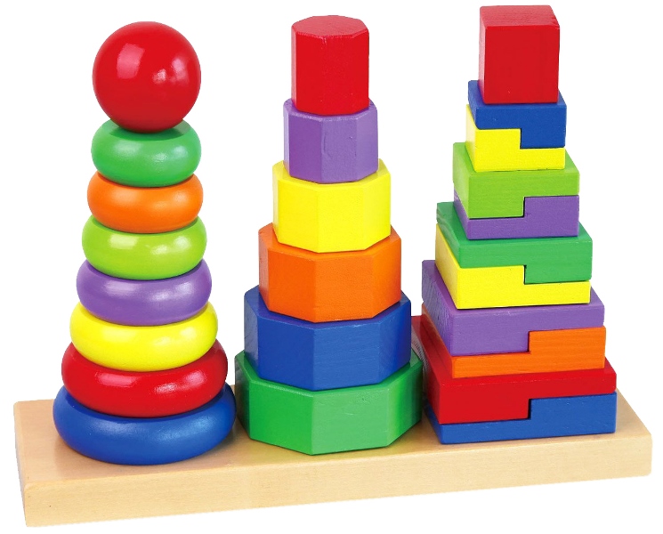 

Деревянная игрушка Viga Toys Пирамидка (50567)