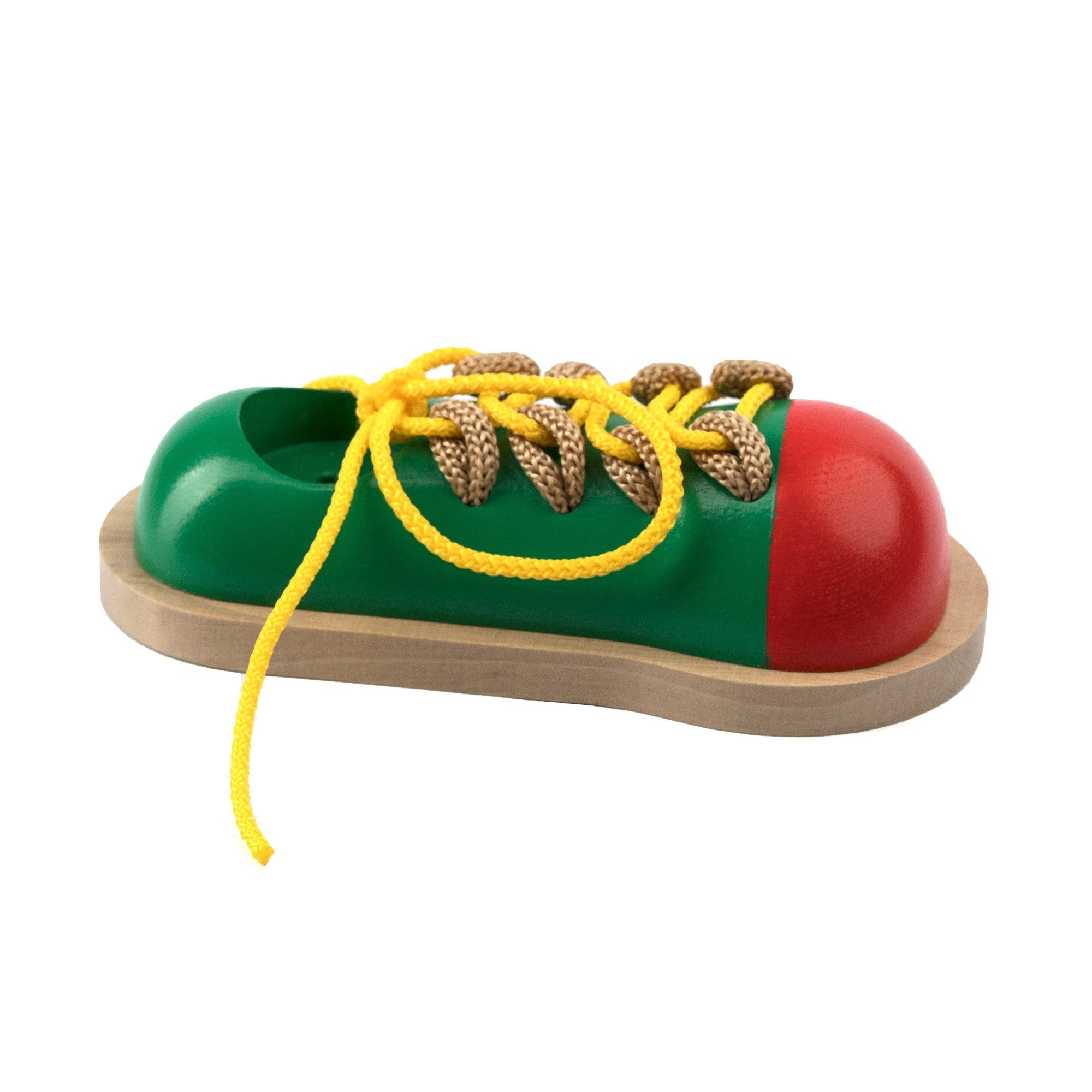 

Деревянная шнуровка KomarovToys Кед (147)