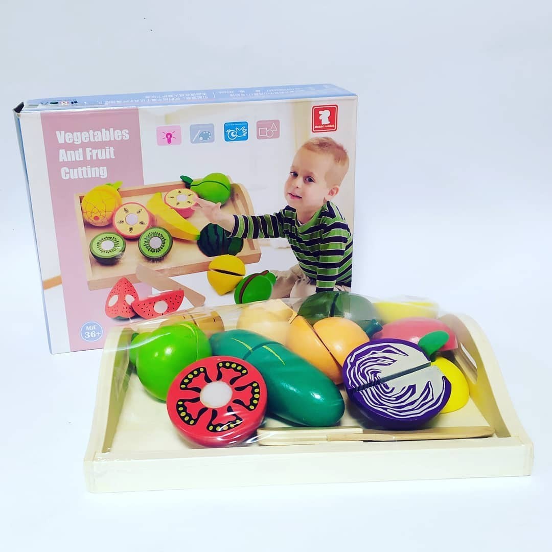 

Игровой набор Vivi Wood Toy Продукты на липучках (С 39280)