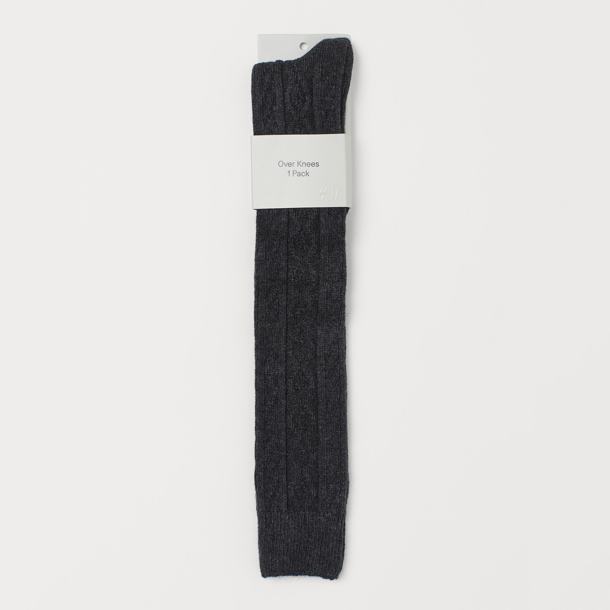 

Гольфы H&M 2269590wtr 39/41 Темно-серые