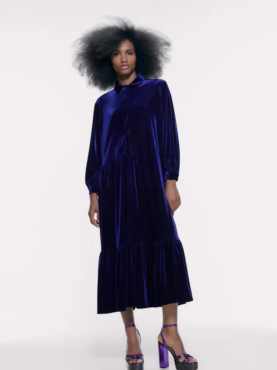 

Платье Zara 0387/208/430 M Синее