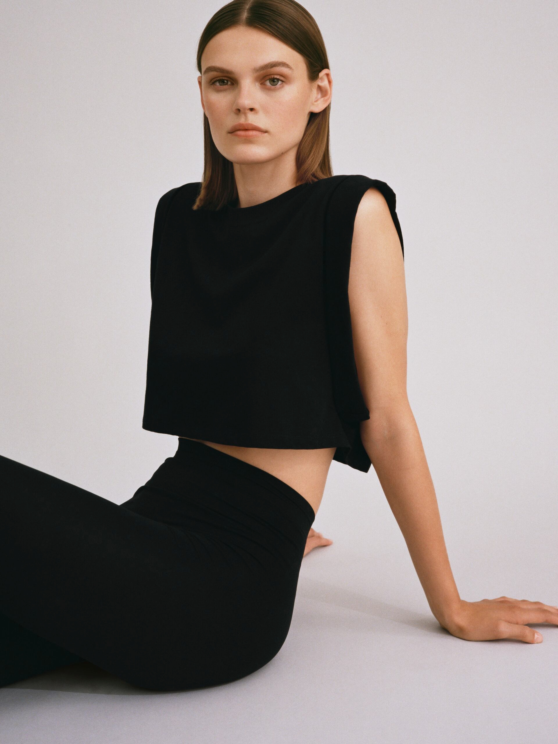 

Топ Zara 0858/014/800  Черный, Топ Zara 0858/014/800 L Черный