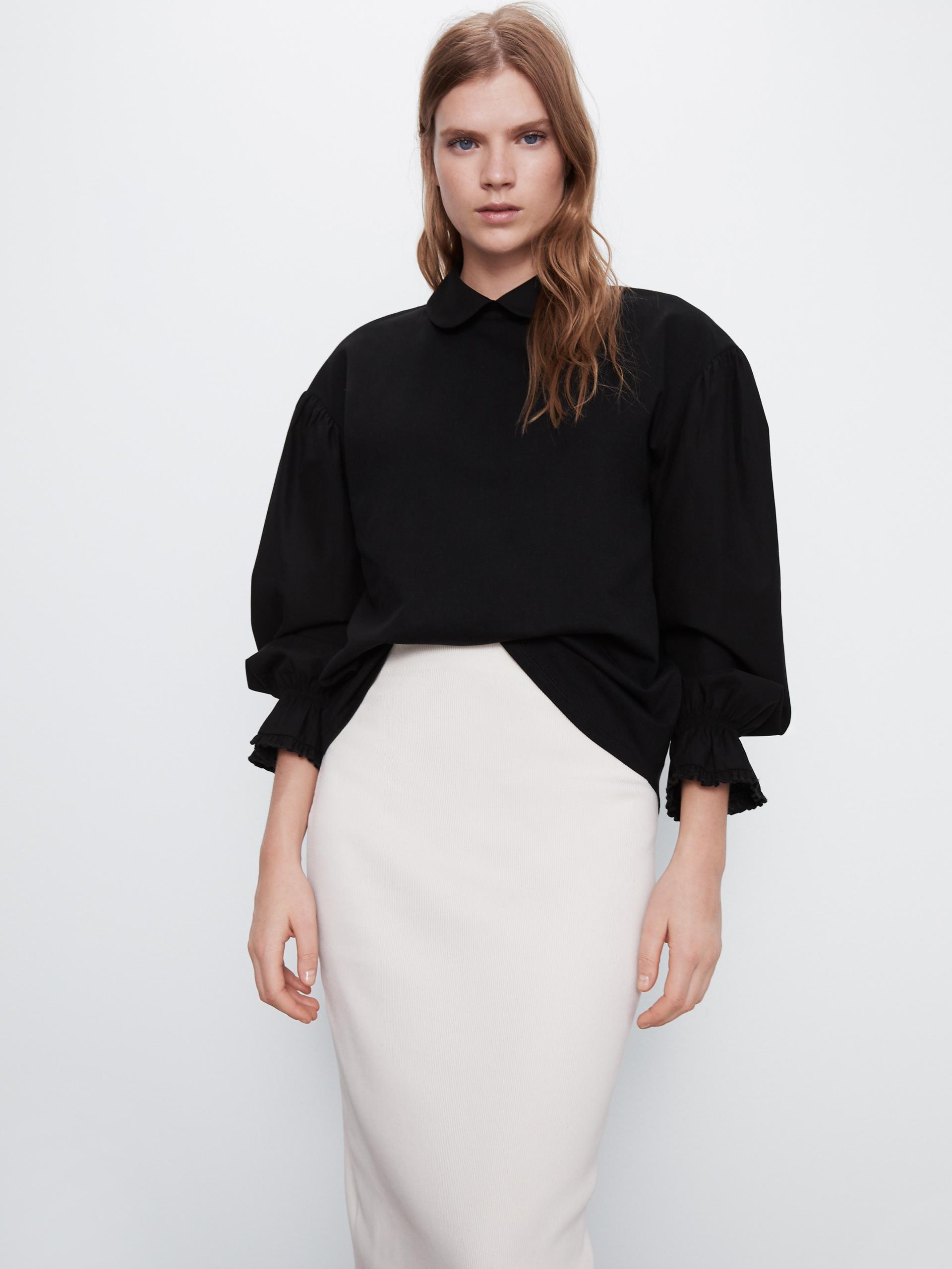 

Блузка Zara 1131/303/800 S Черная