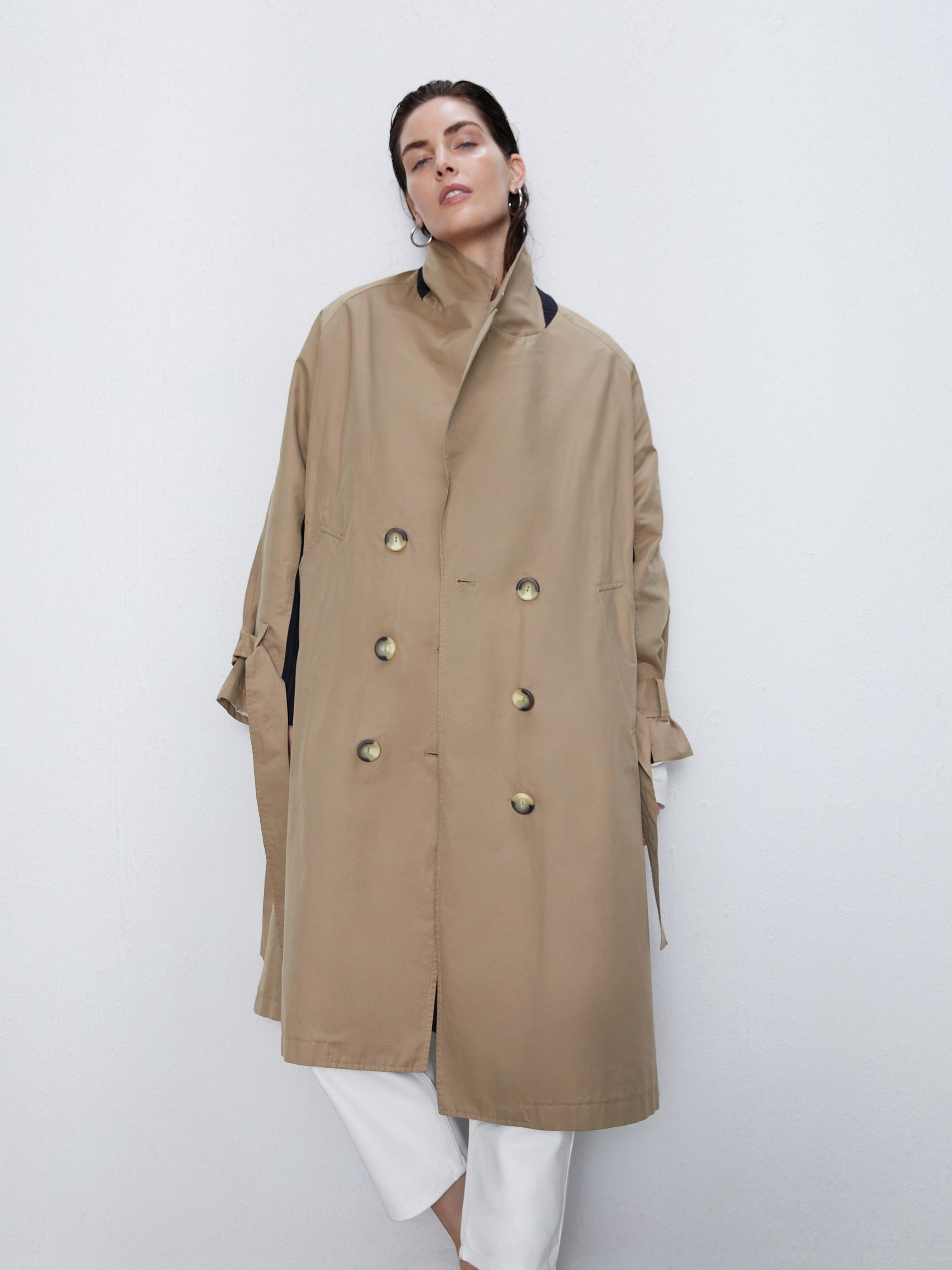 

Плащ Zara 1255/262/751 L Бежевый