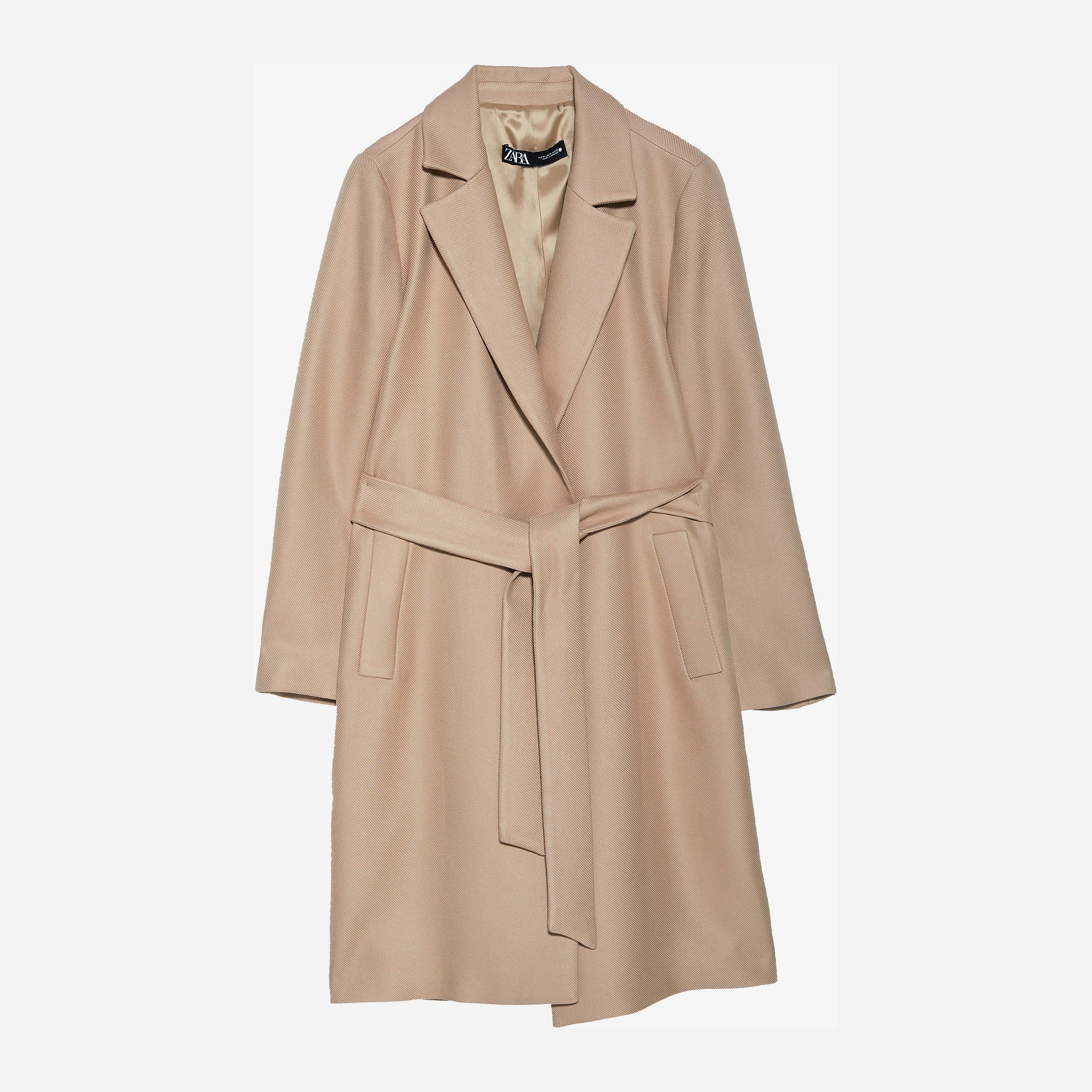 

Пальто Zara 2194/727/707 M Бежевое