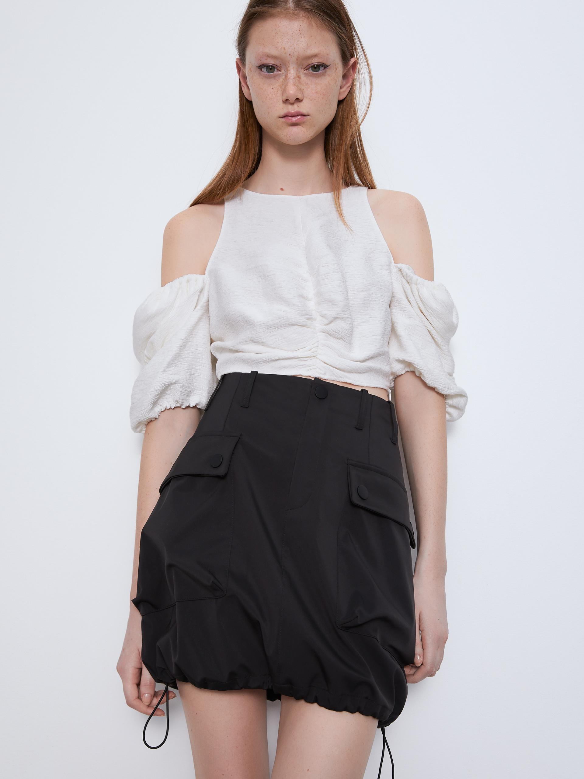 

Топ Zara 2225/205/712  Молочный, Топ Zara 2225/205/712 M Молочный
