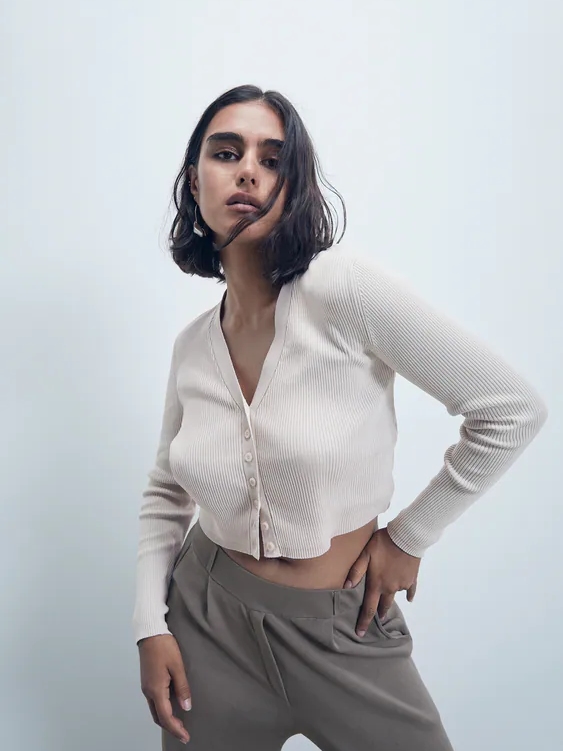 

Кардиган Zara 2298/101/721  Бежевый, Кардиган Zara 2298/101/721 S Бежевый