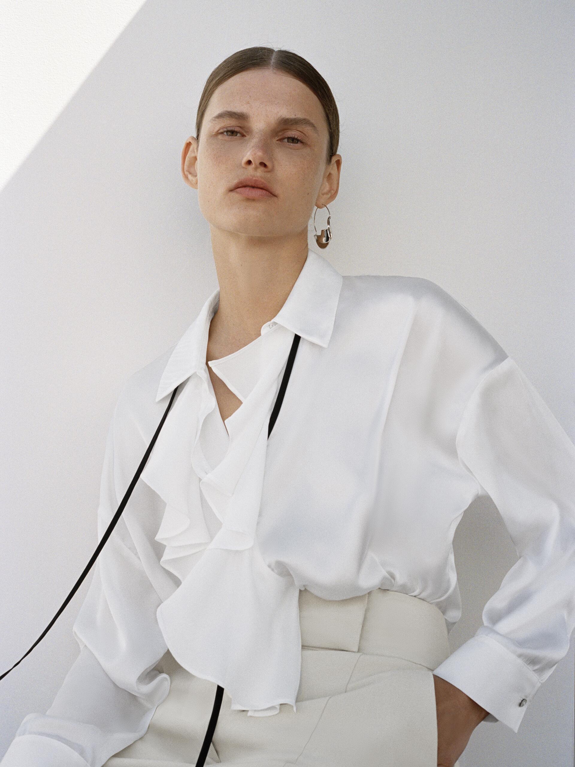 

Блузка Zara 3666/159/250 XL Белая