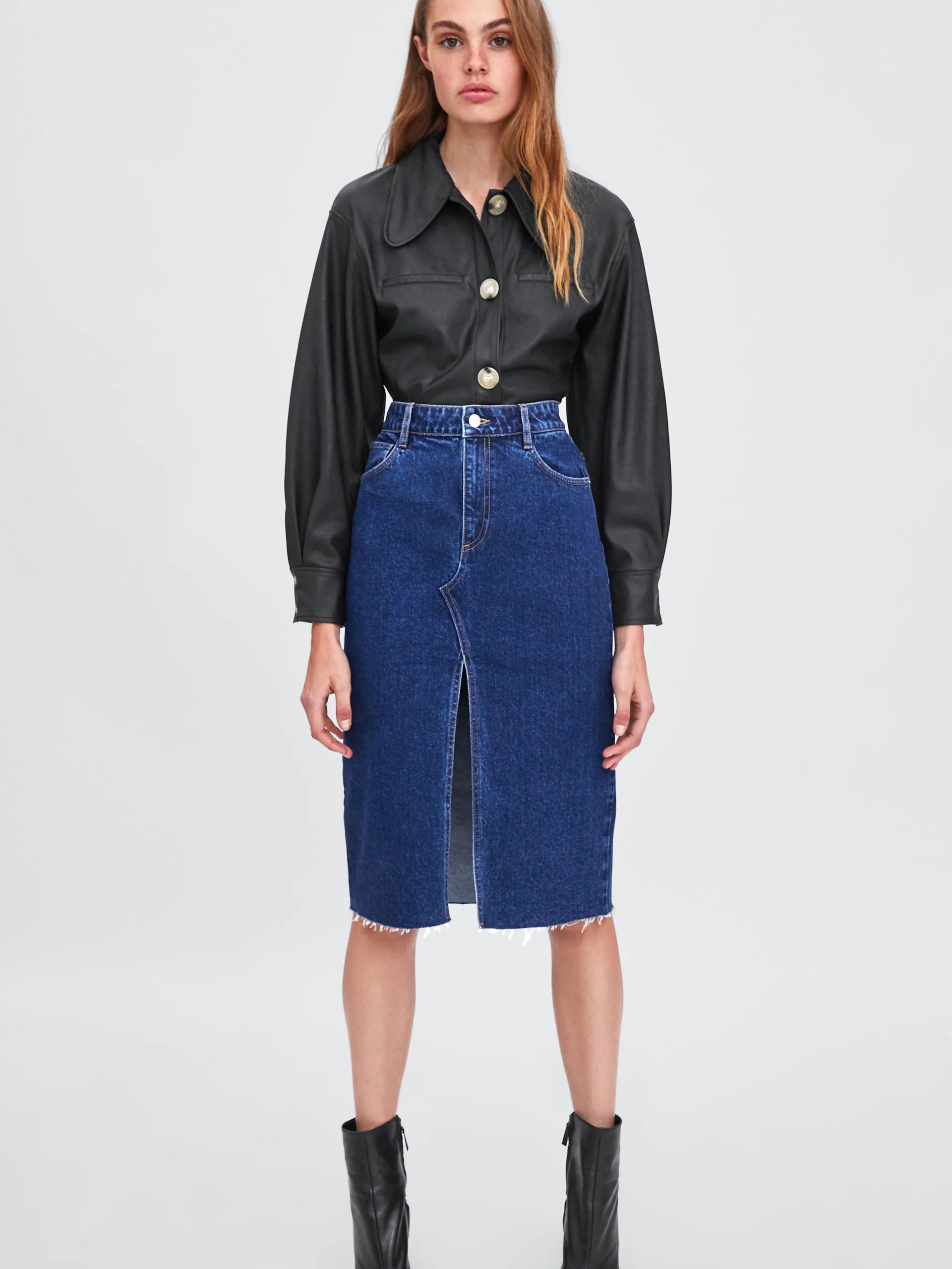 

Юбка джинсовая Zara 4365/201/401 S Синяя