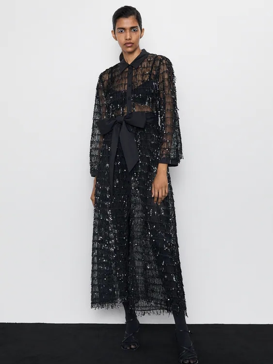 

Платье Zara 4786/277/800 M Черное