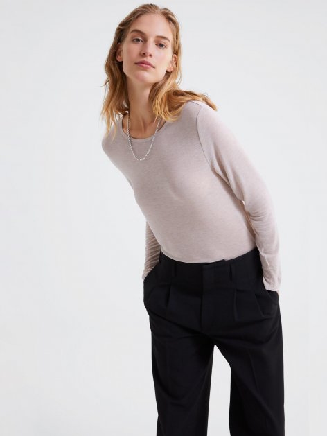 

Лонгслив Zara 5093/003/082 M Бежевый