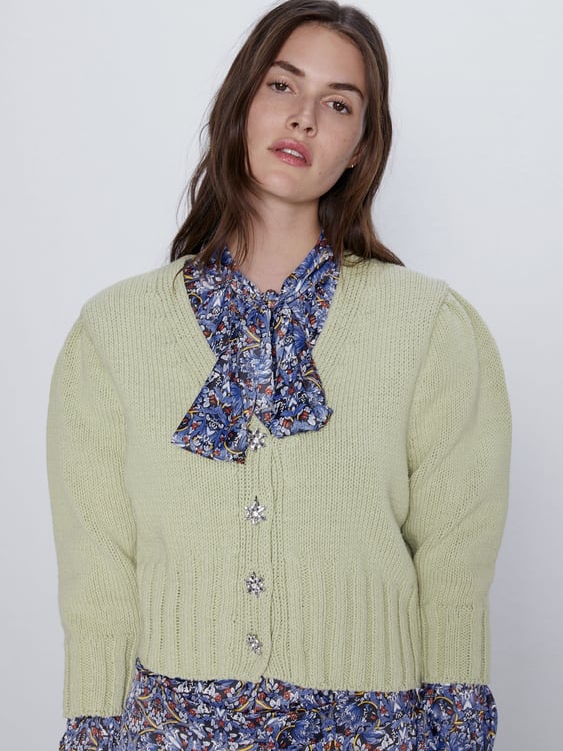 

Кардиган Zara 5802/011/537 S Светло-зеленый