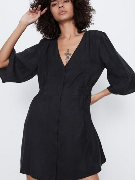 

Платье Zara 6929/015/800  Черное, Платье Zara 6929/015/800 M Черное