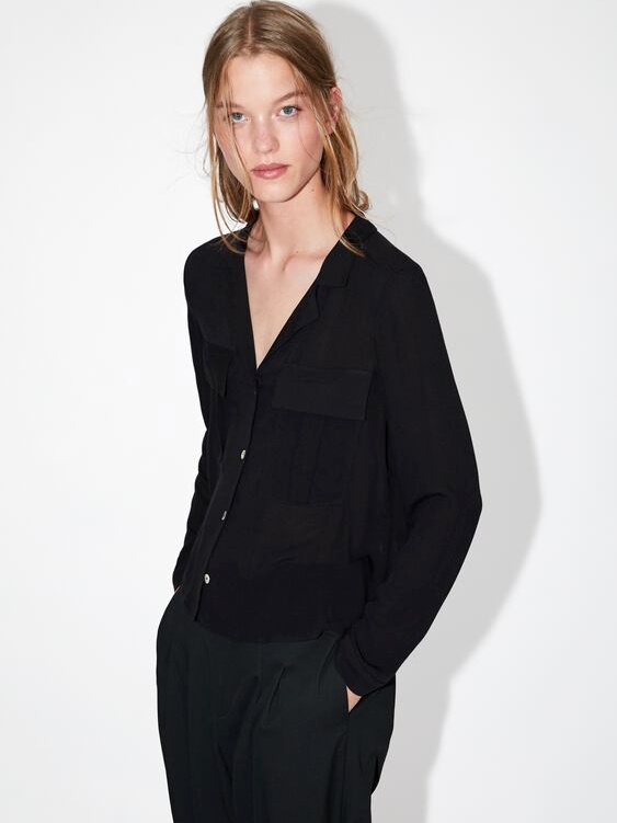 

Рубашка Zara 7805/269/800 2XL Черная