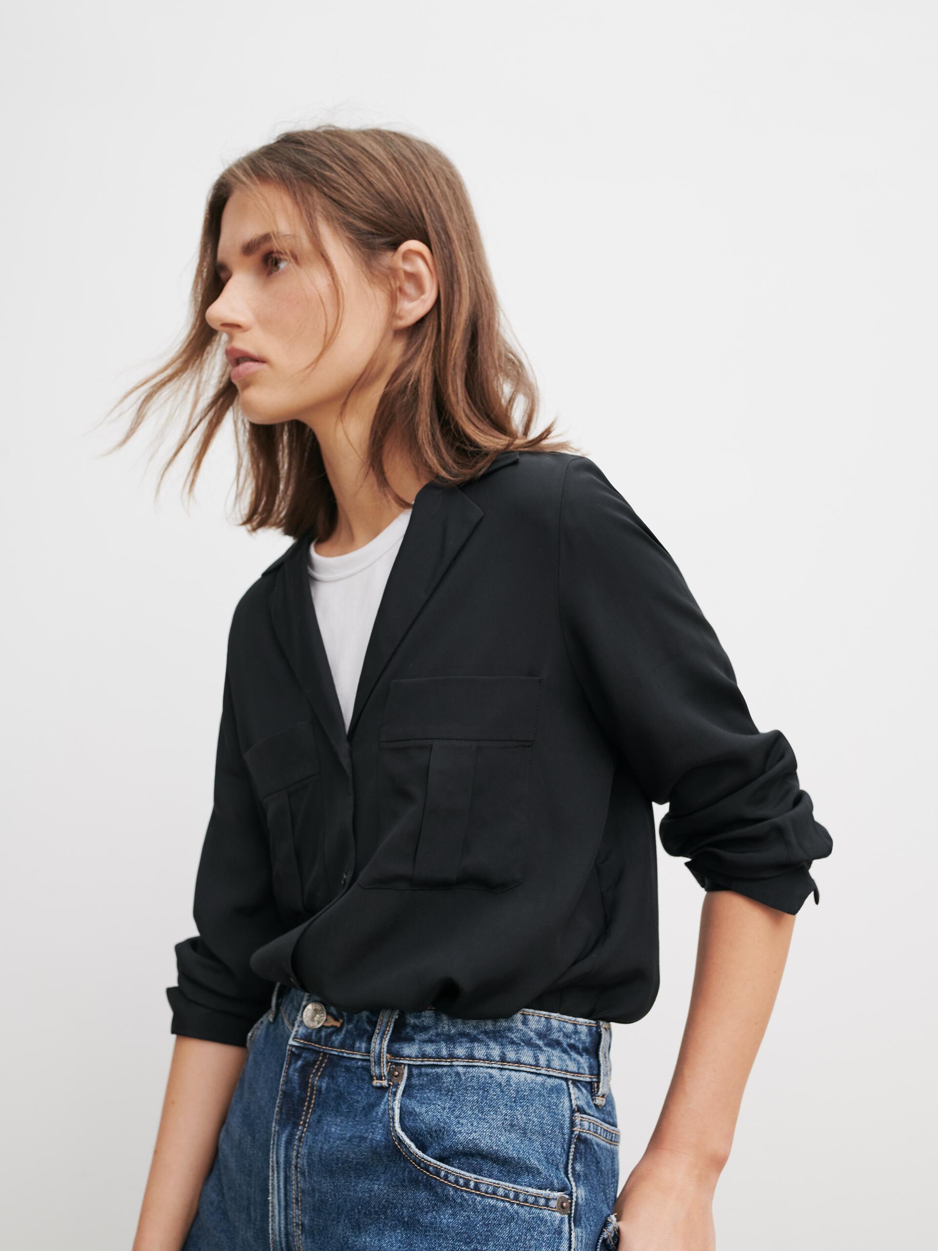

Блузка Zara 7969/224/800 L Черная