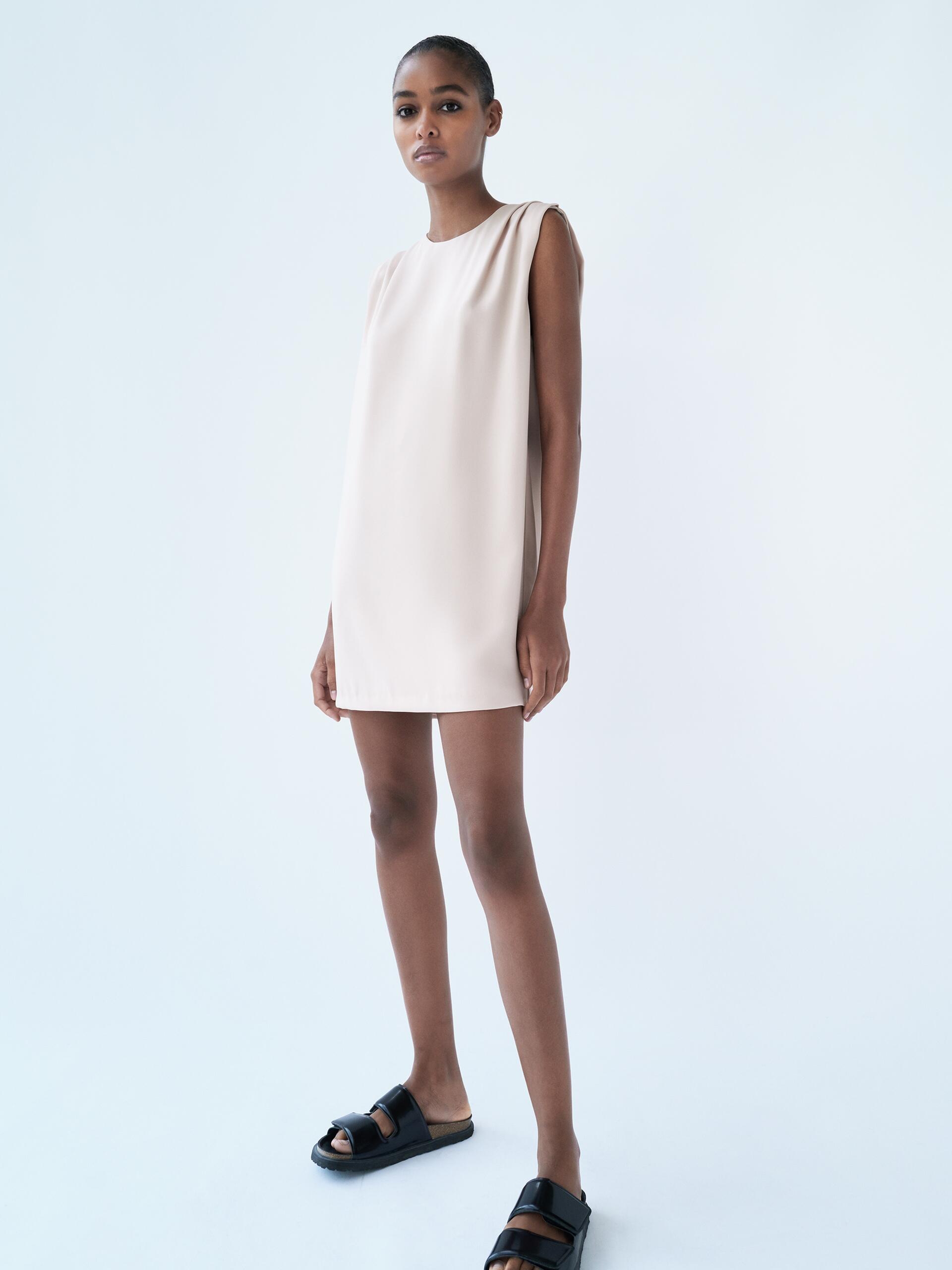 

Платье Zara 7973/302/733  Молочное, Платье Zara 7973/302/733 2XL Молочное