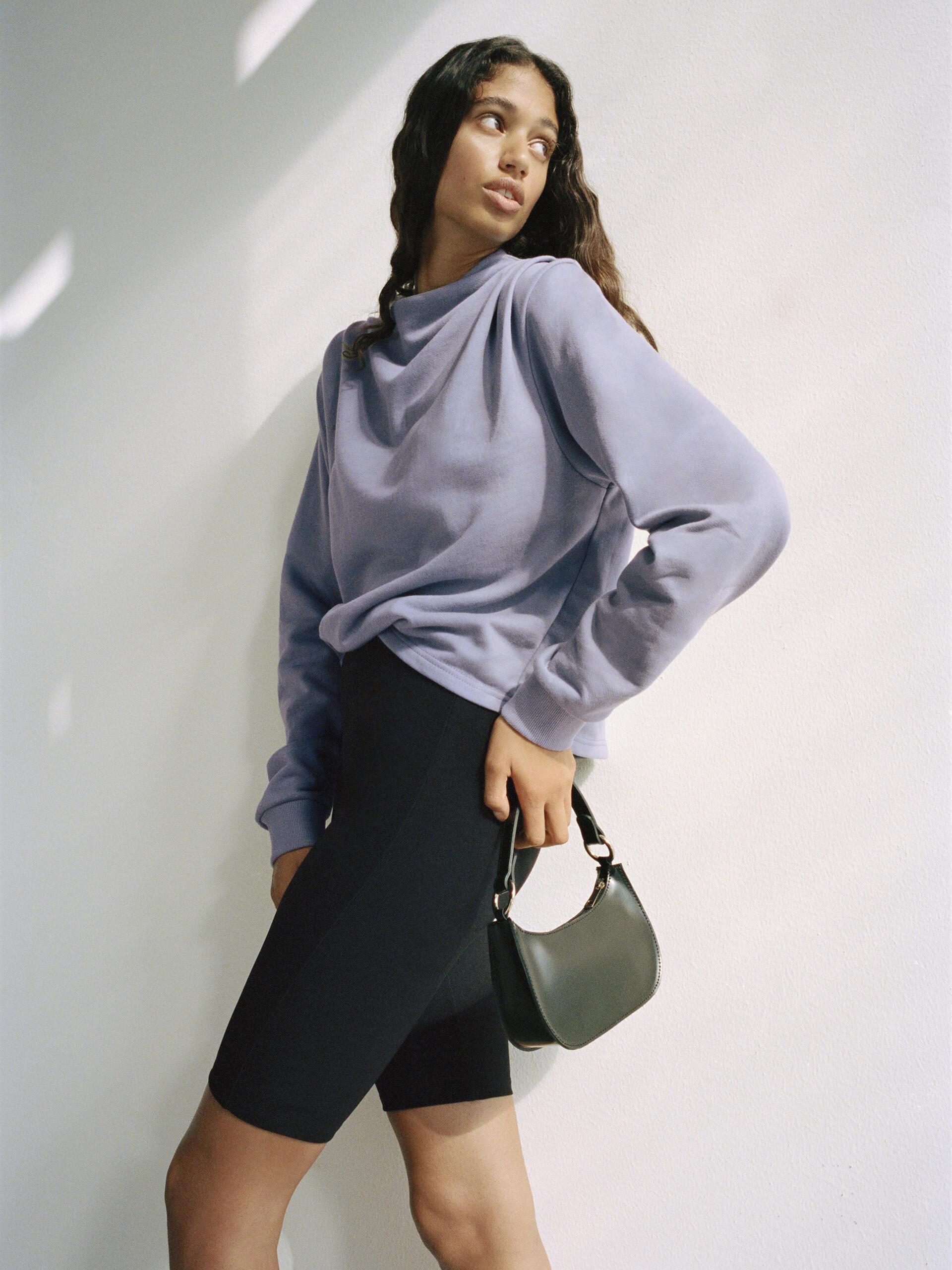 

Лонгслив Zara 8417/626/433 M Лавандовый
