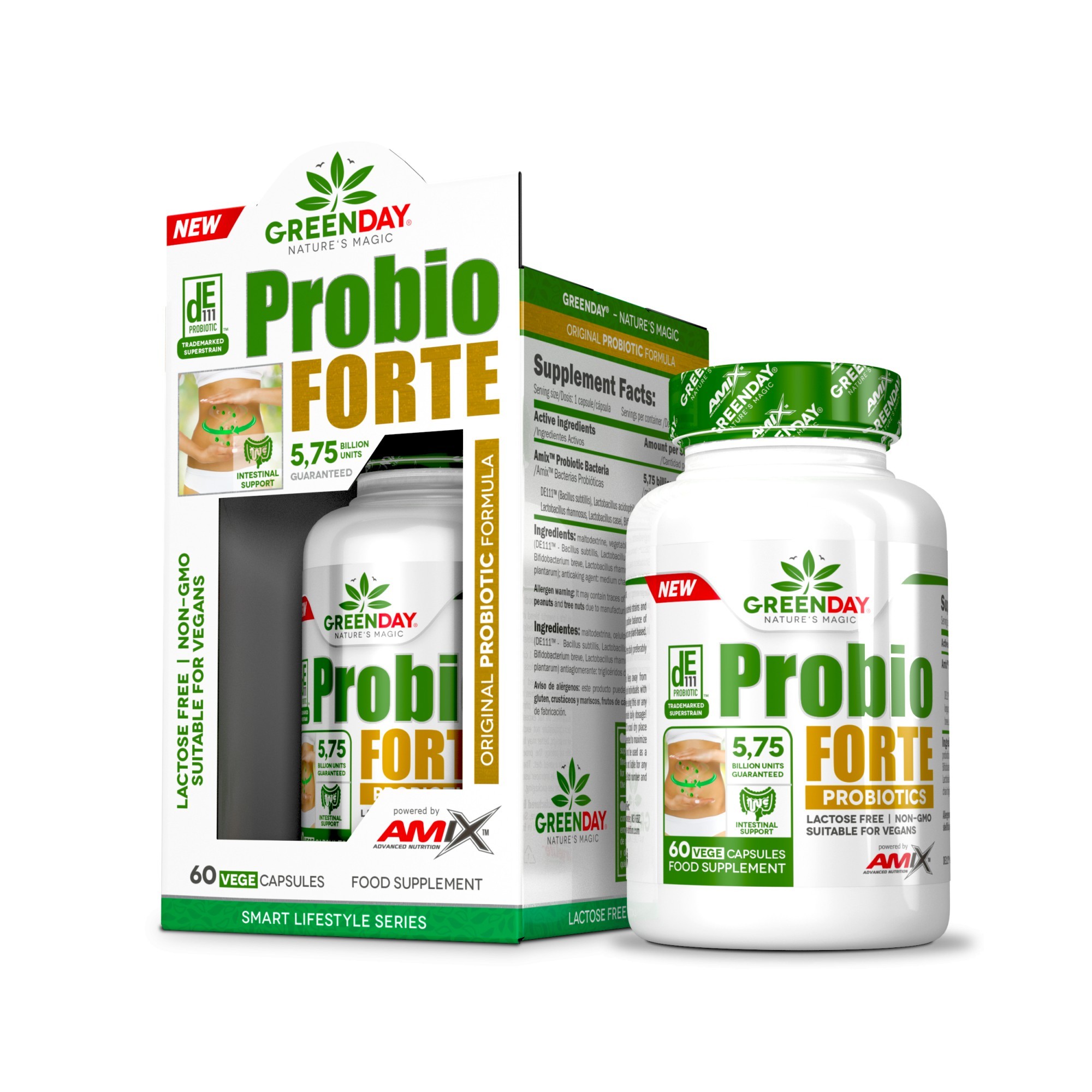

Пробиотик Amix Nutrition GREENDAY Probio Forte 60 капсул