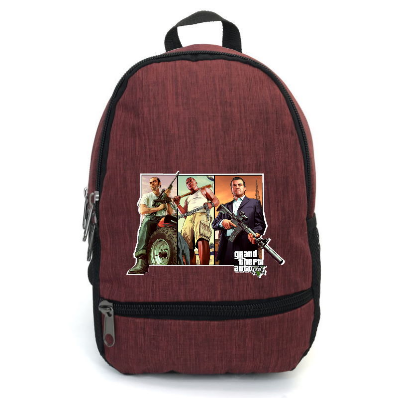 

Рюкзак GTA подростковый Cappuccino Toys (gta 006-red) Бордовый