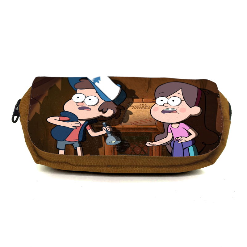

Школьный пенал Гравити Фолз 007 (Gravity Falls) органайзер универсальный (GFS-007-orn) оранжевый