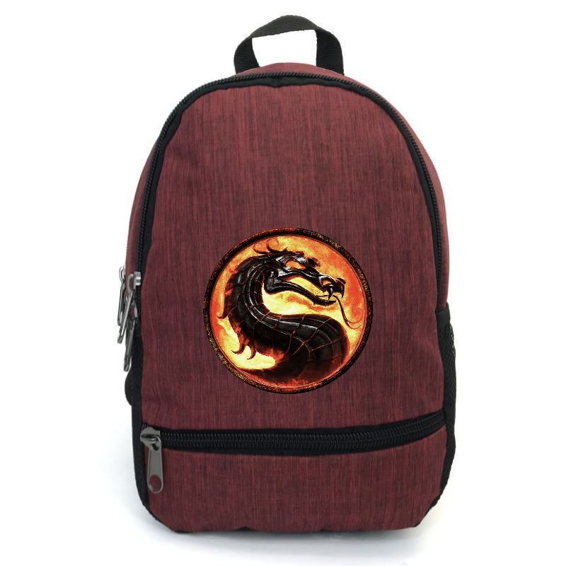 

Рюкзак Мортал Комбат подростковый Cappuccino Toys (Mortal Combat 002-red) Бордовый