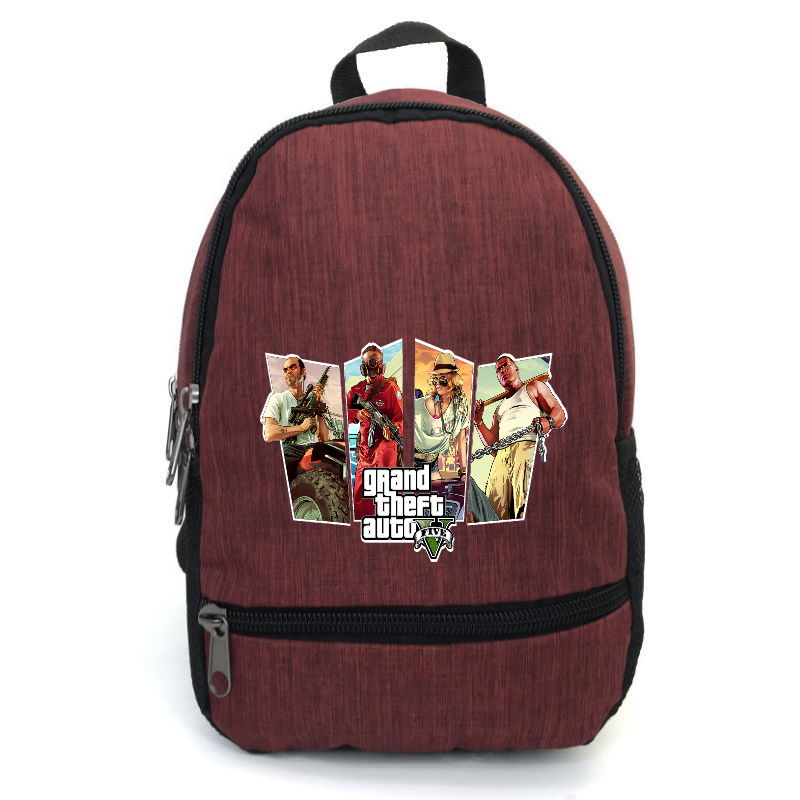 

Рюкзак GTA подростковый Cappuccino Toys (gta 007-red) Бордовый