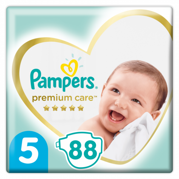 

Подгузники Pampers Premium Care Размер 5 (11-16 кг), 88 шт