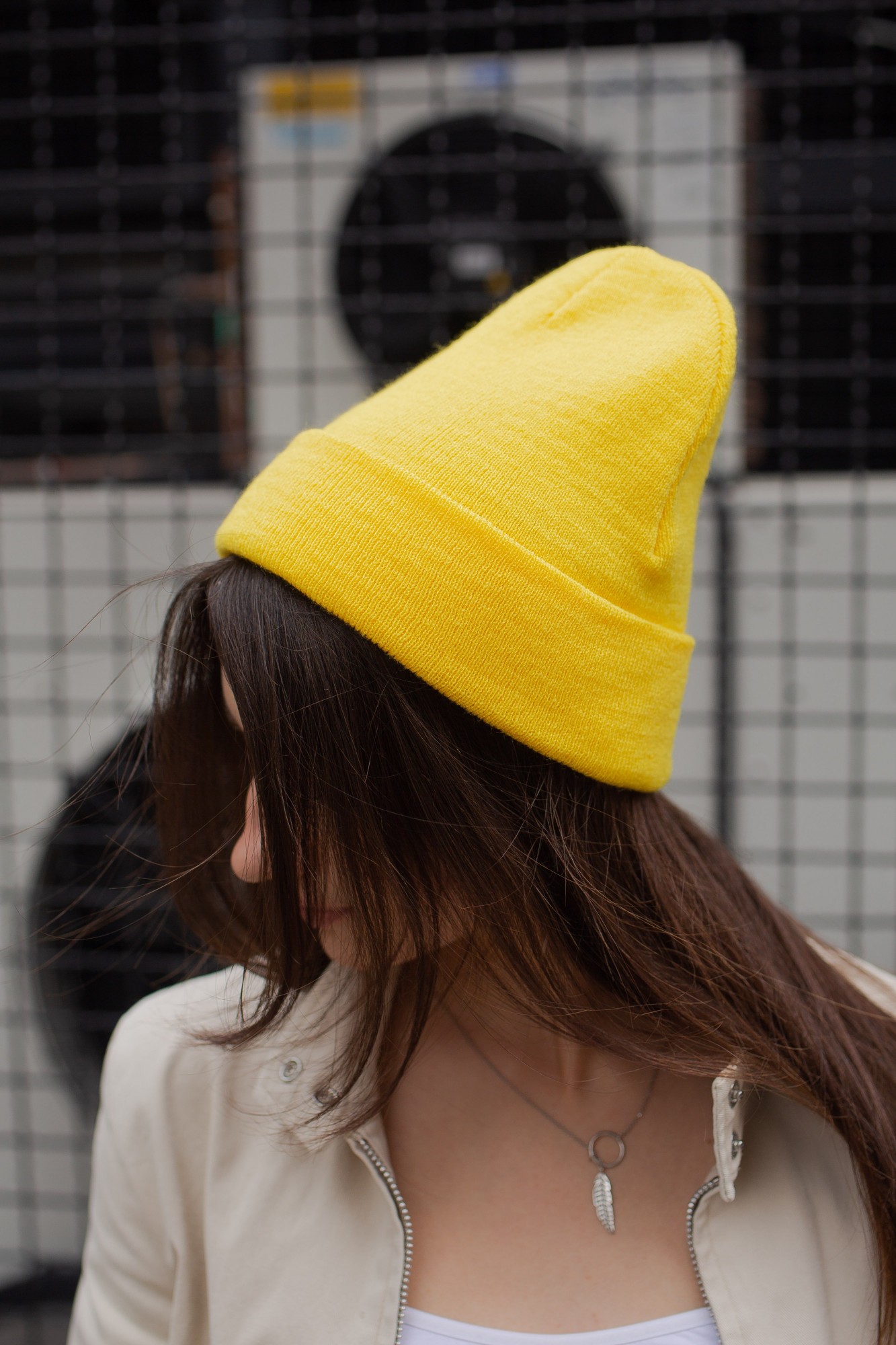 

Шапка Without Simple Woman Жовта