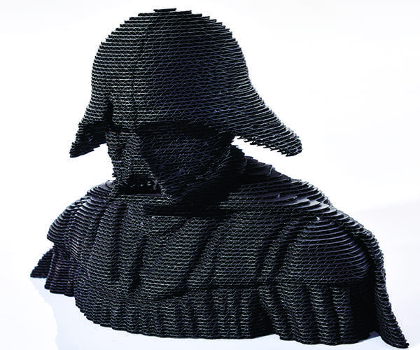 

Скульптурный 3D пазл из картона Darth Vader Daisy Sign PZ32