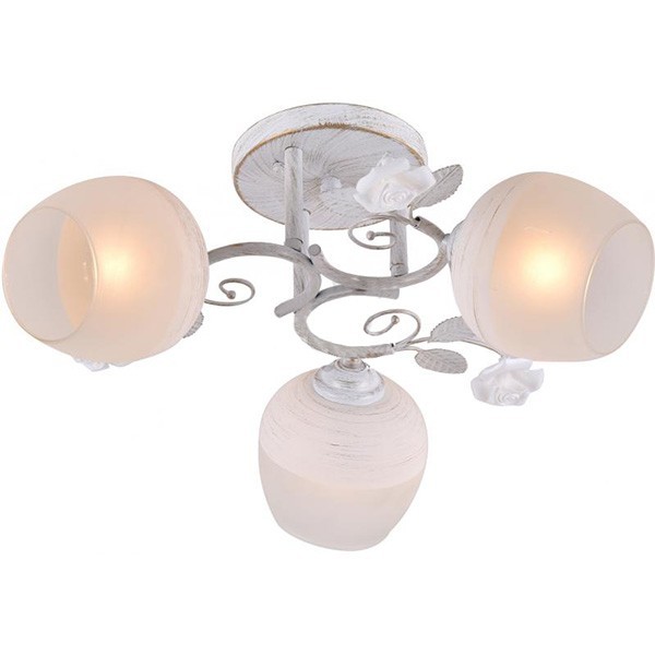

Люстра Accento lighting Ares 3 E27 белый (К31333046)