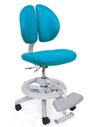 

Эргономическое детское кресло Mealux Duo Kid Plus обивка голубая однотонная Y-616 KBL plus