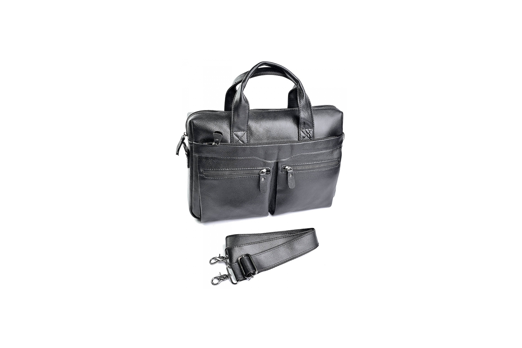 

Портфель 4cases 7122 Black Черная (2968660194676)