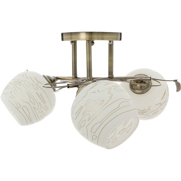 

Люстра Accento lighting Antares 3 E27 античная латунь (К-30885384)