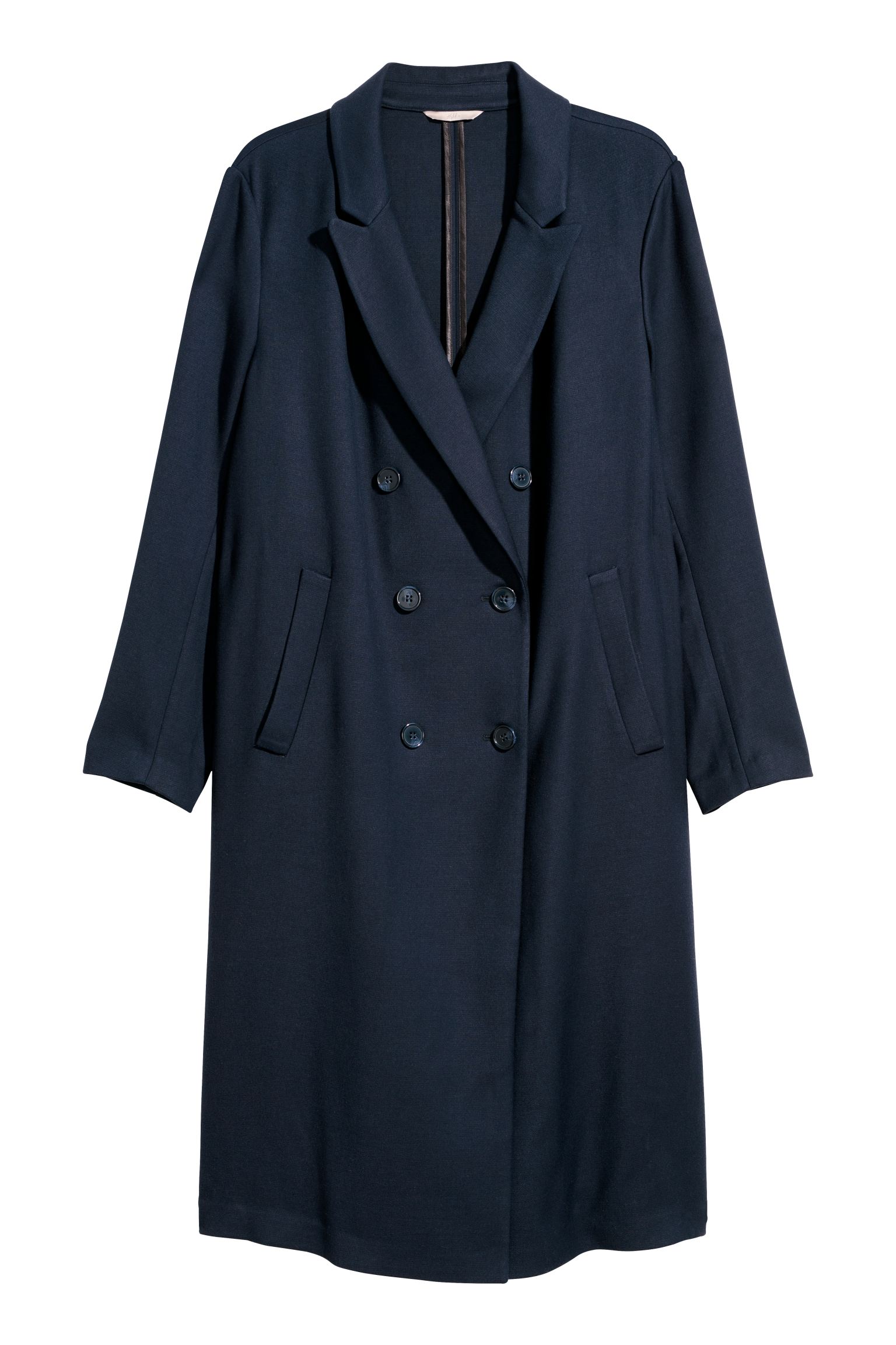 

Пальто H&M  темно синий 23085779497, Пальто H&M 56 темно синий 23085779497