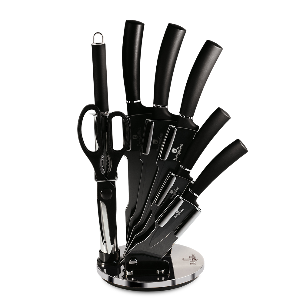 

Набор ножей Berlinger Haus Black Silver Line BH-2565 (8 пр)