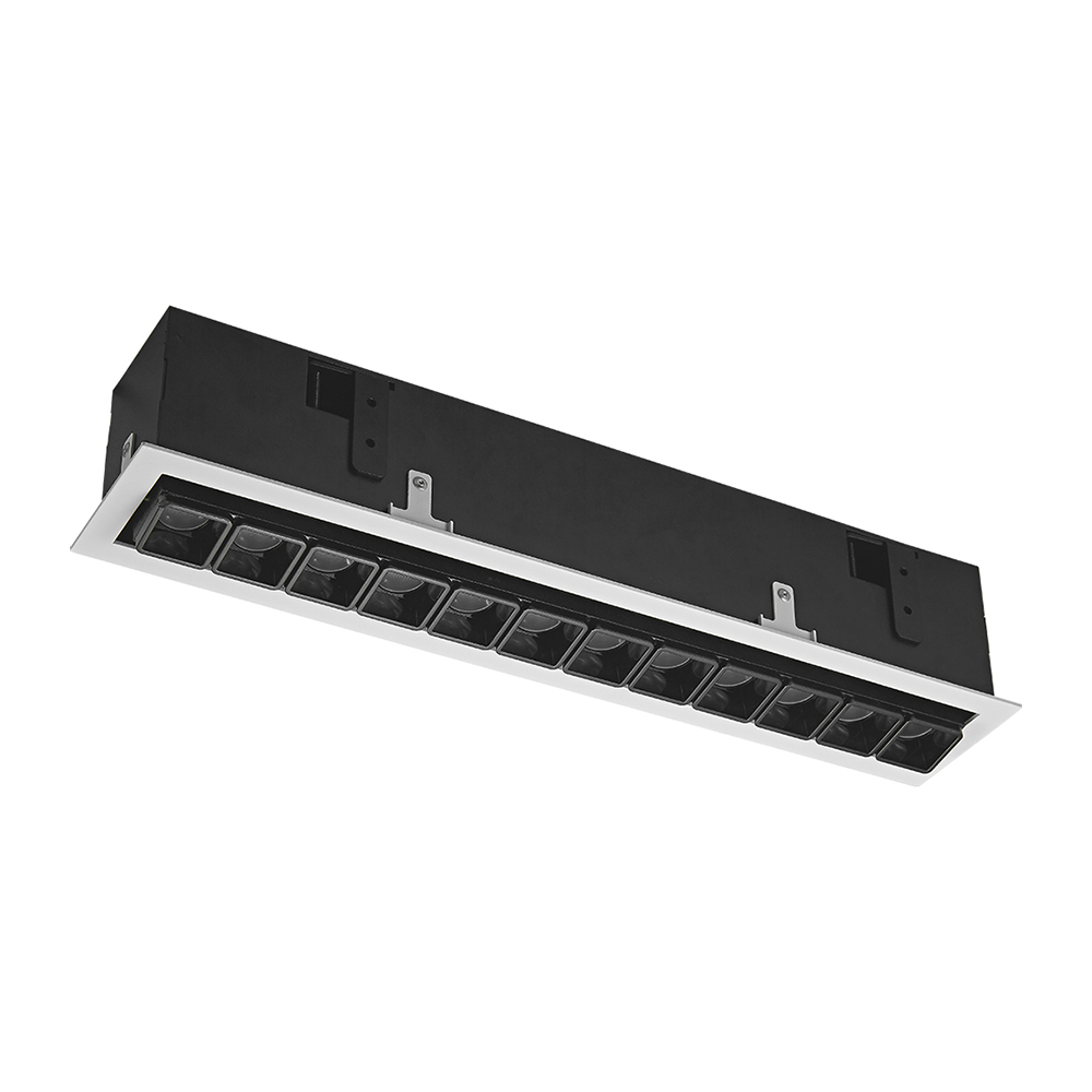 

Встроенный светильник Skarlat RSL74108 12×2W WH+BK 3000K