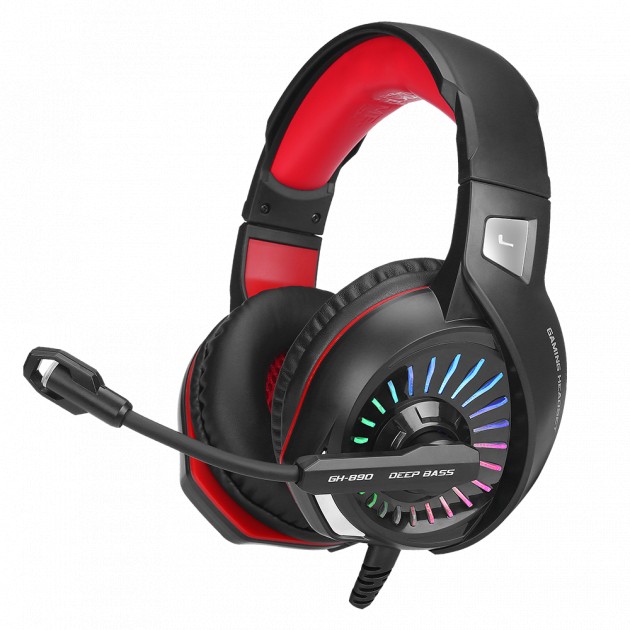 

Игровые наушники XTRIKE ME Gaming RGB Backlight GH-890 с микрофоном Black-Red
