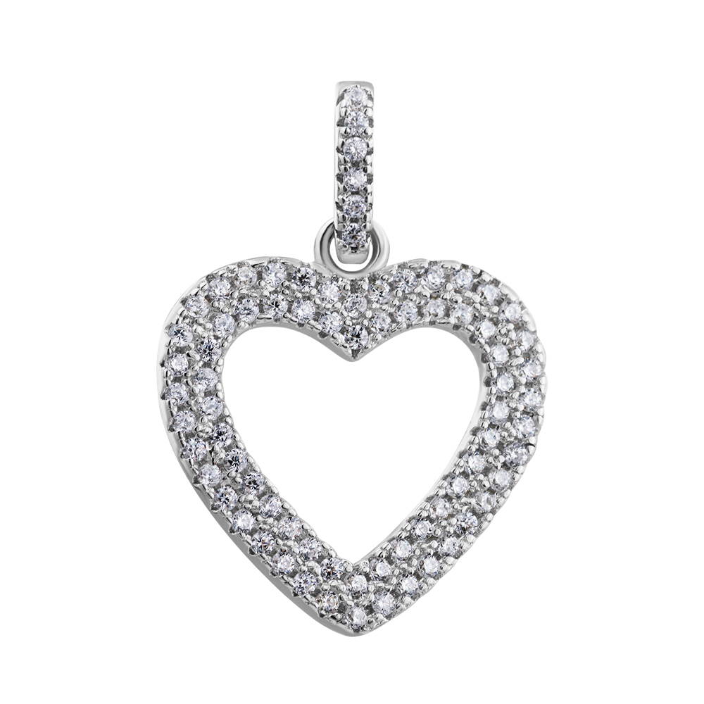 

Серебряная подвеска с фианитами 000132505