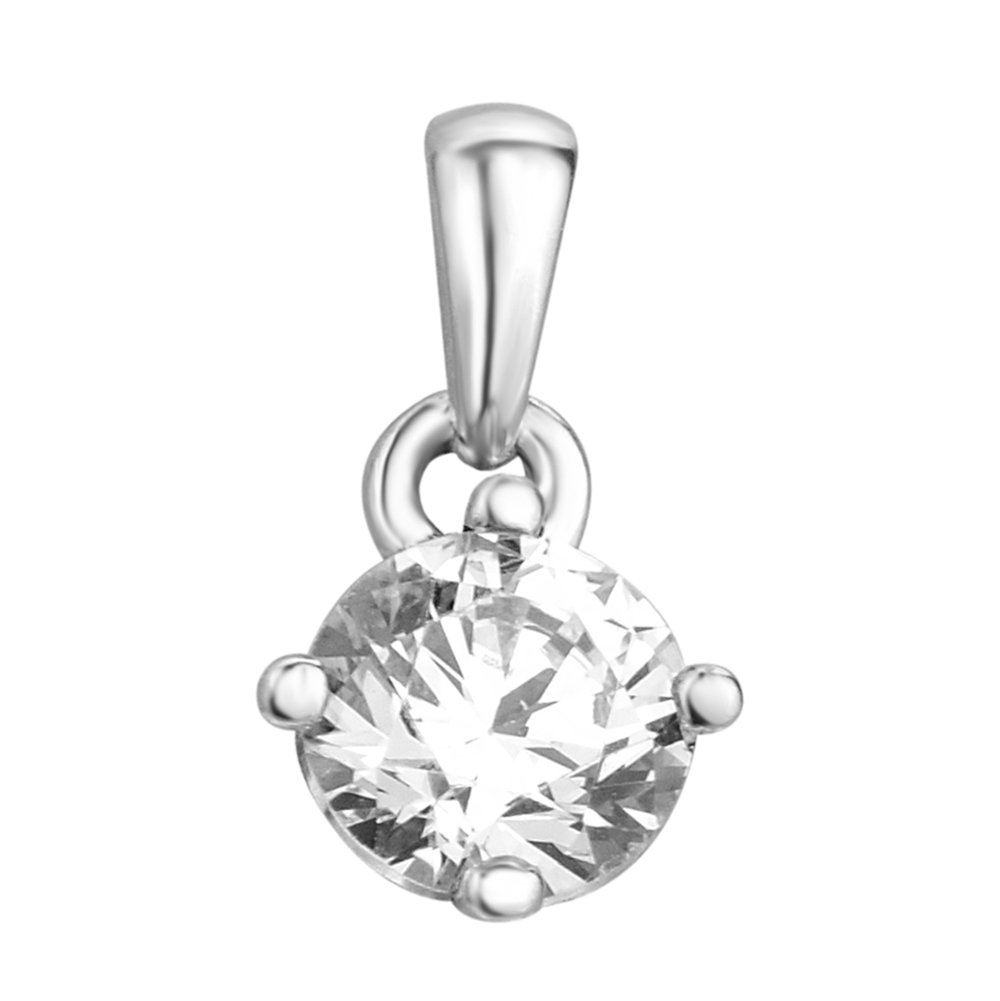 

Серебряная подвеска с цирконием Swarovski 000113836