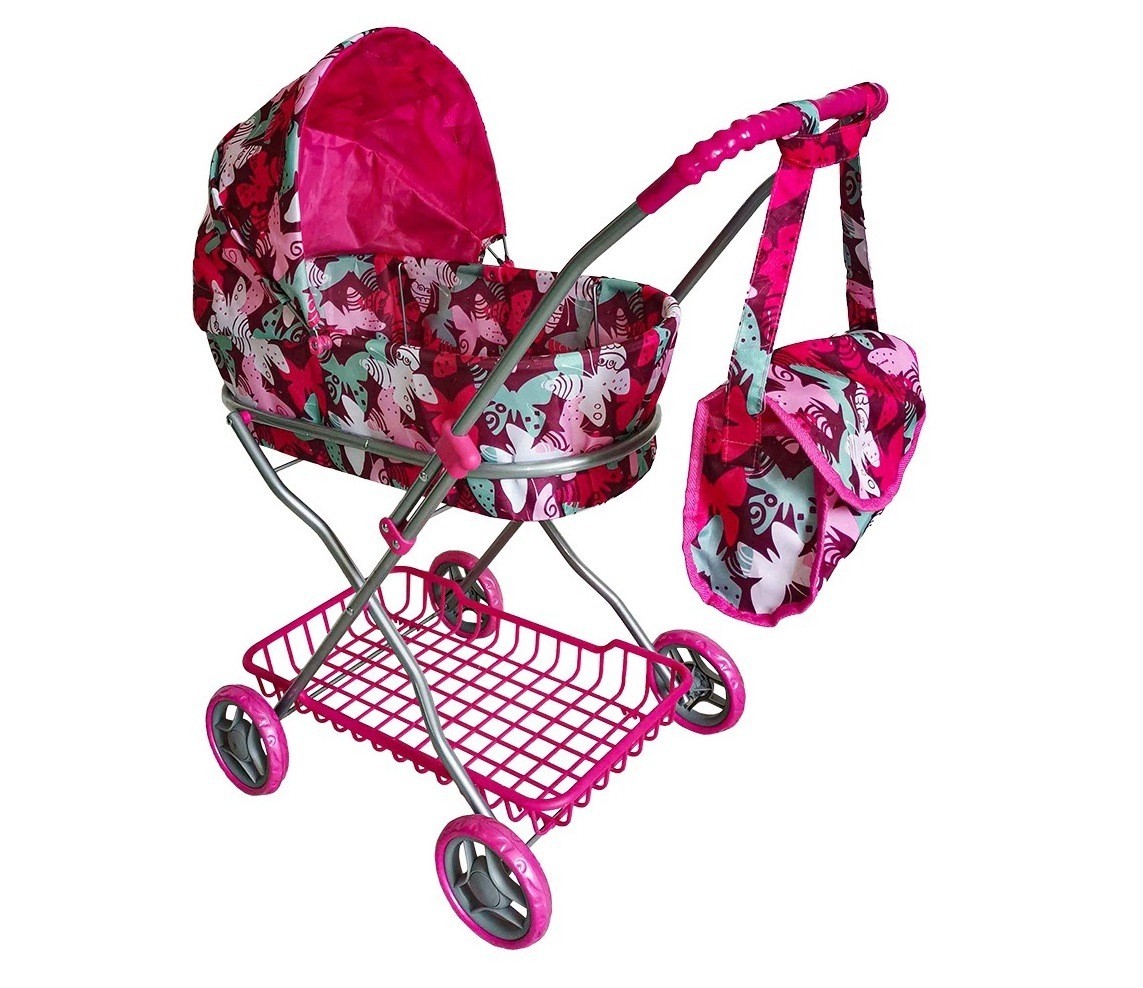

Коляска для кукол, MELOGO 9325, цветы