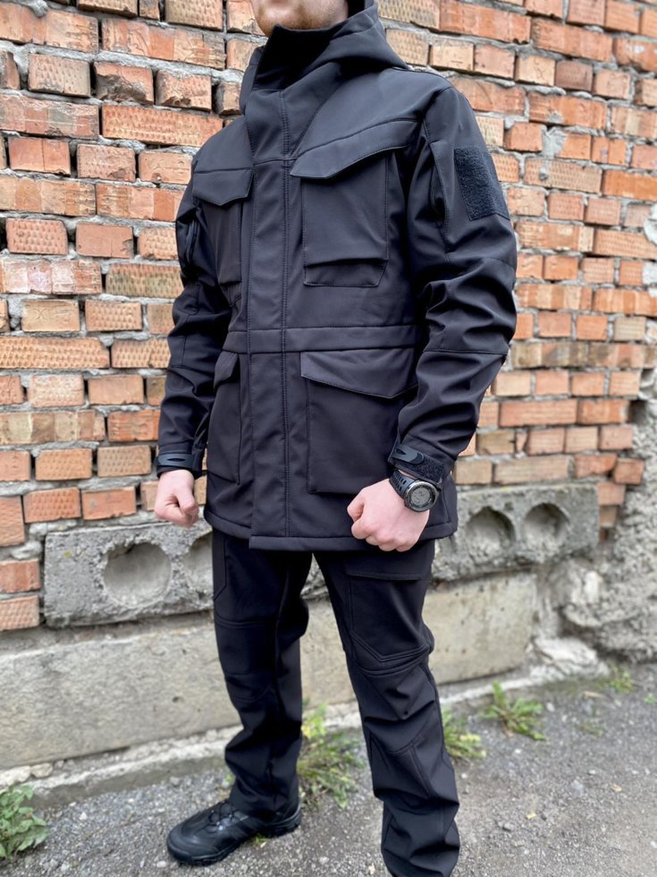 

Костюм Горка Soft Shell Черный, Костюм Горка Soft Shell Черный / 52