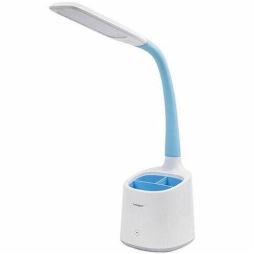 

Лампа настольная Tiross TS-1809 white/blue