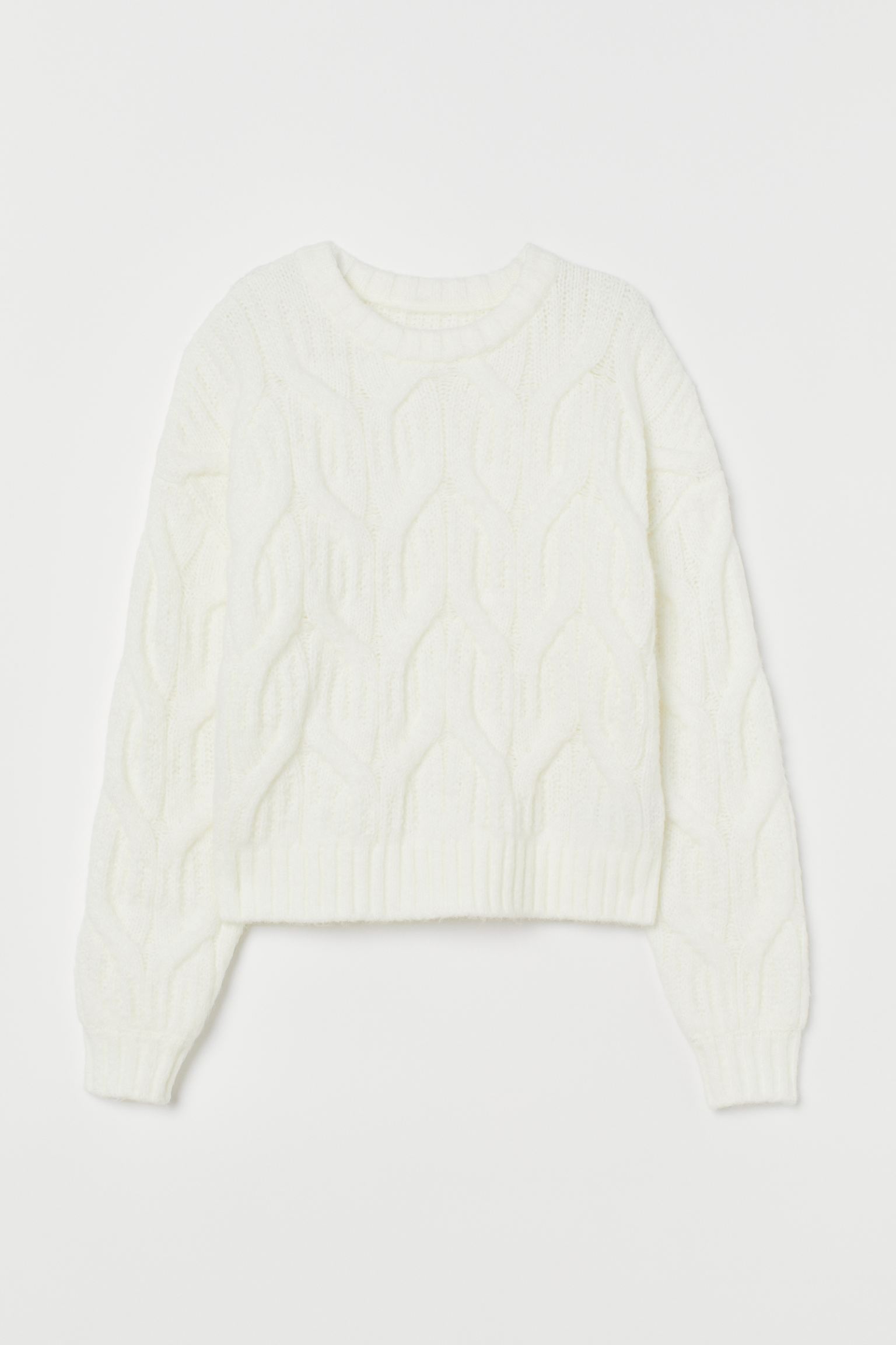 

Джемпер H&M M белый 23088257260