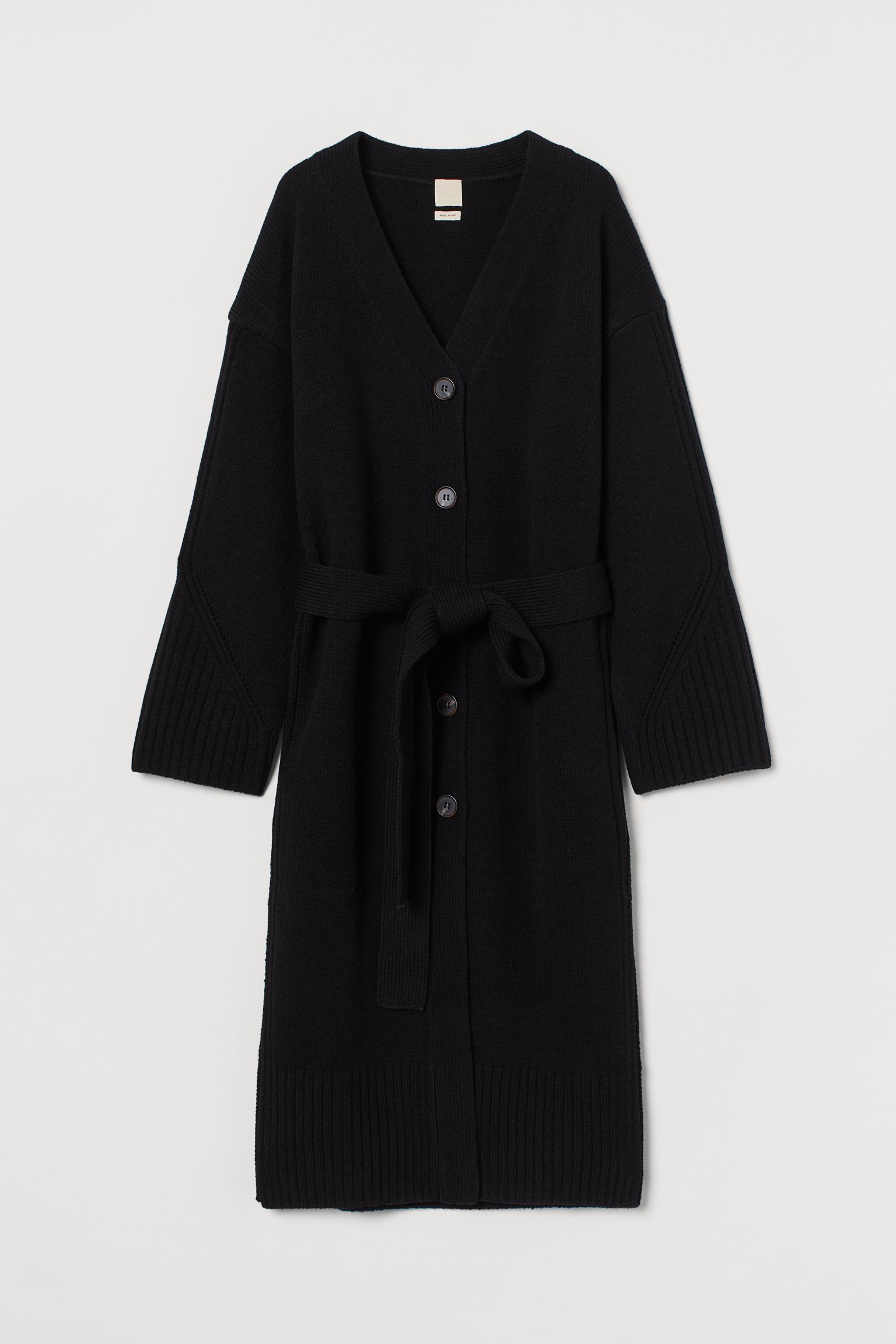 

Кардиган H&M M черный 20089493232