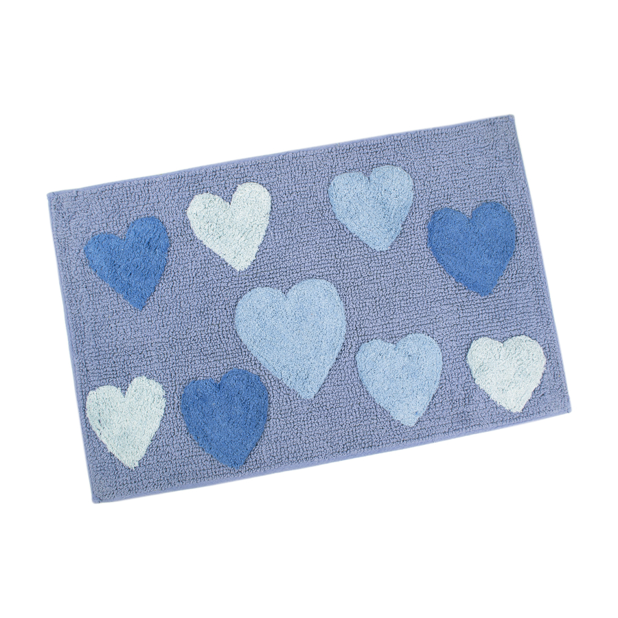 

Коврик Irya - Hearts blue голубой 50*80 (svt-2000022242387)