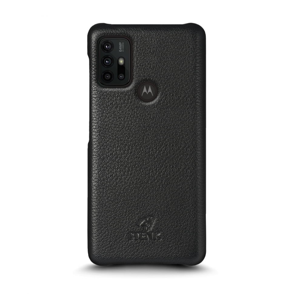 

Кожаная накладка Cover для Motorola Moto G30 Чёрная
