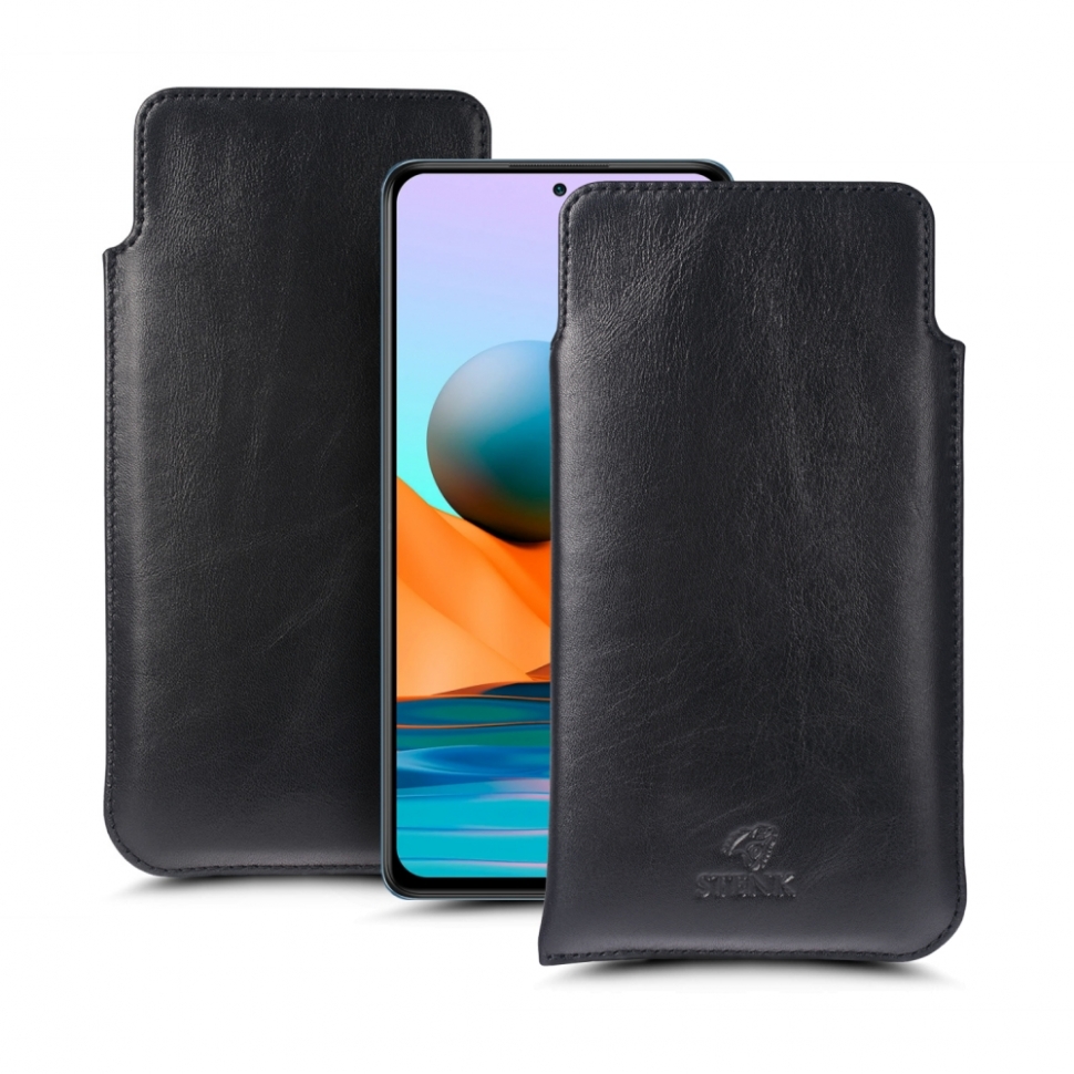 

Футляр Stenk Elegance для Xiaomi Redmi Note 10 Pro Чёрный