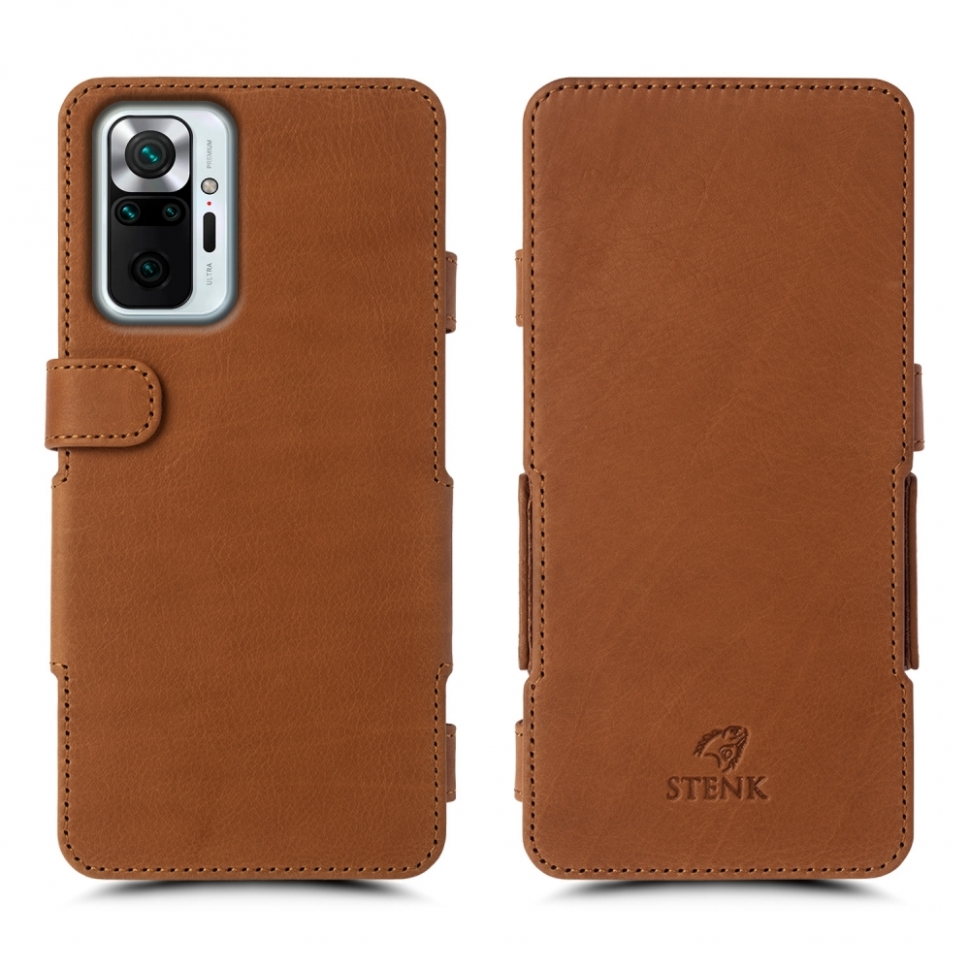 

Чехол книжка Stenk Prime для Xiaomi Redmi Note 10 Pro Camel