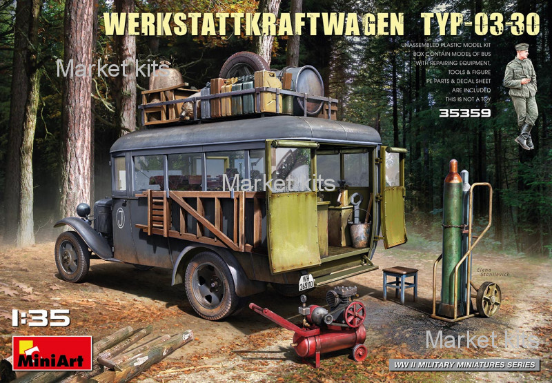 

Мобильная автомастерская Тип 03-30 1:35 MINIART (MA35359)