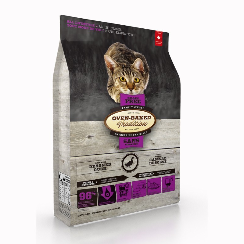 

Сухой корм для котов Bio Biscuit Oven-Baked Tradition беззерновой со свежим мясом утки 1.13 кг (9770-2.5)